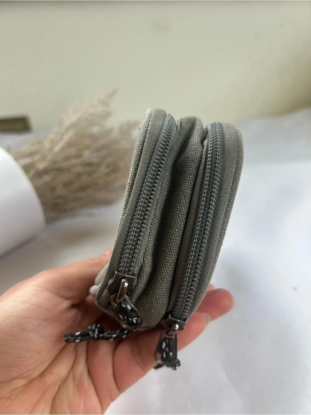 Olive Green Canvas Travelon Organizer Pouch